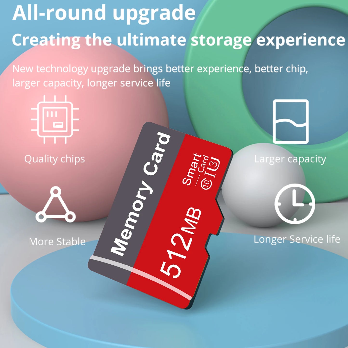 💾 GlobalMarket High-Speed Micro SD Card (U3, V30, C10)