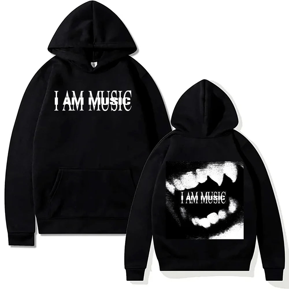 🔥 Hip Hop Music Album Hoodie – Vintage Streetwear Pullover