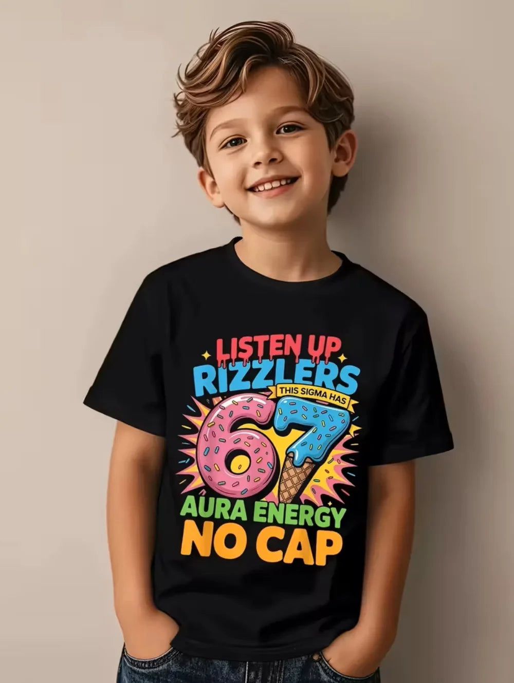 Kids Graphic Summer T-Shirt 🌈👦👧