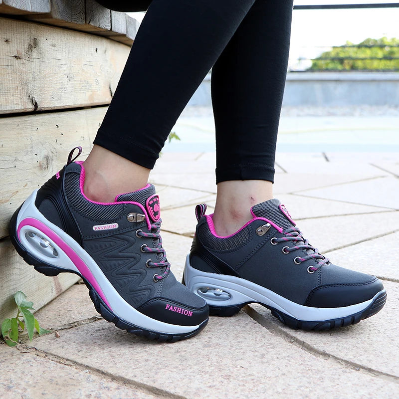 Women’s Waterproof Casual Shoes | Lightweight Anti-Slip Sneakers with Warm Comfort & Durable Sole