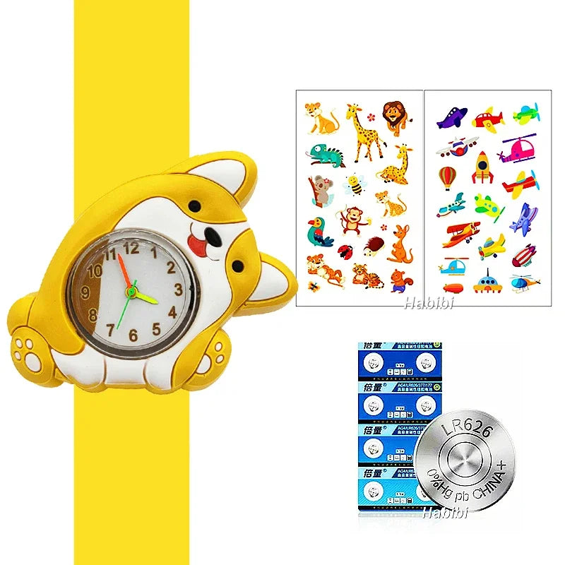 🌍 Glomexia – Kids Silicone Quartz Watch ⌚🧒