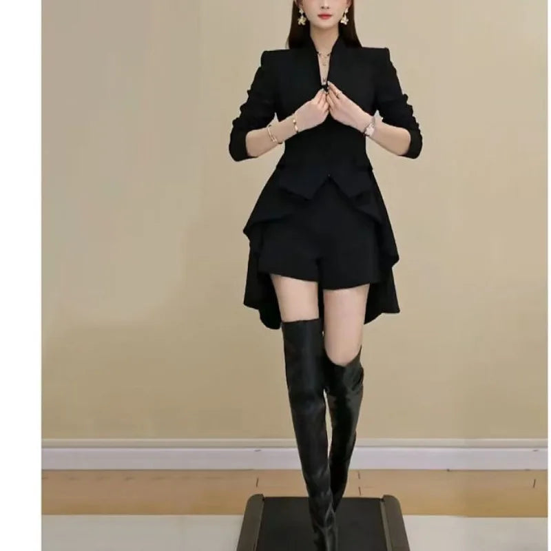 👗 Elegant V-Neck Dress Set