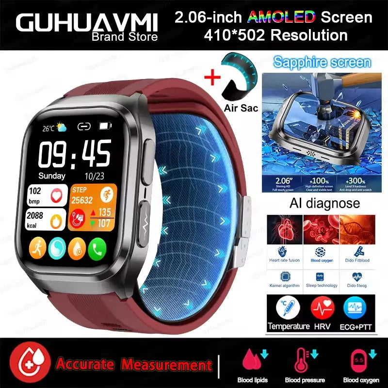 ⌚ Premium Health Smart Watch 2025 🩺