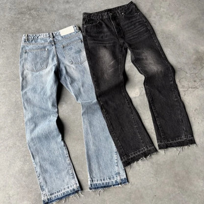 Glomexia Y2K Vintage Jeans – Slim Fit Straight Leg Pants