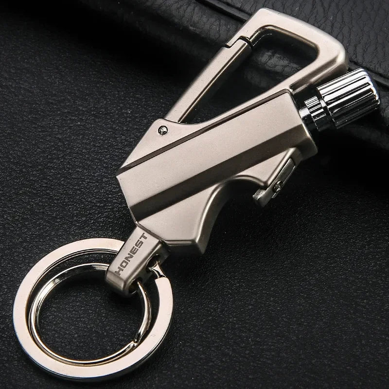 Outdoor Portable Match Keychain Kerosene Lighter