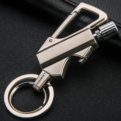 Outdoor Portable Match Keychain Kerosene Lighter