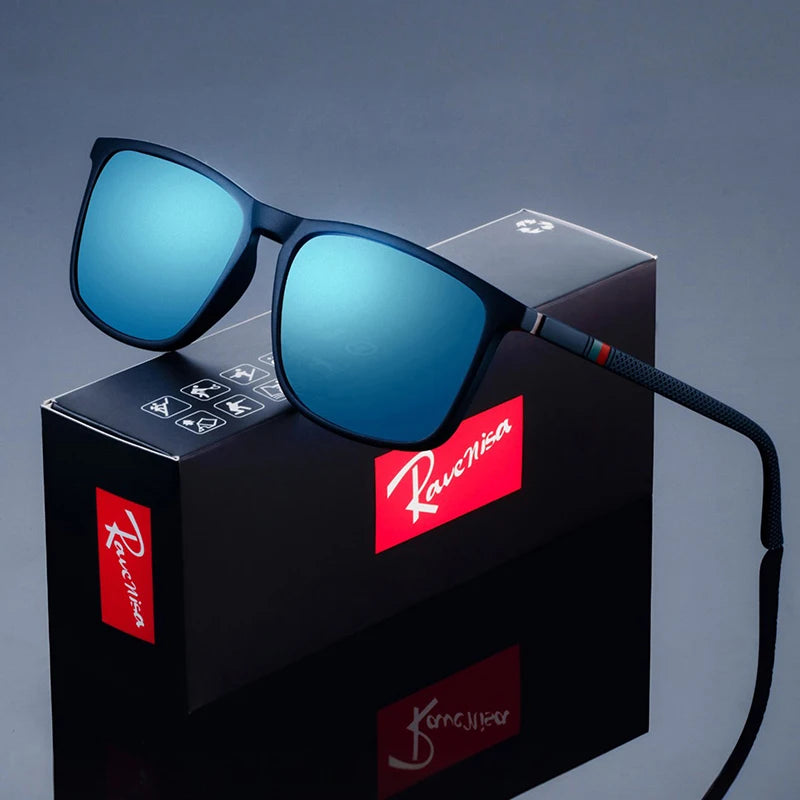 🌍 Glomexia – Polarized Rectangle Sunglasses for Men 😎🕶️