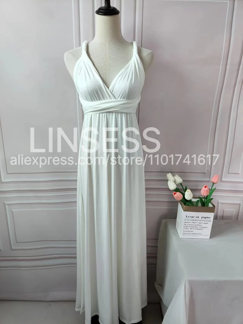 Rust Infinity Multiway Maxi Dress – Bridesmaid & Evening Gown
