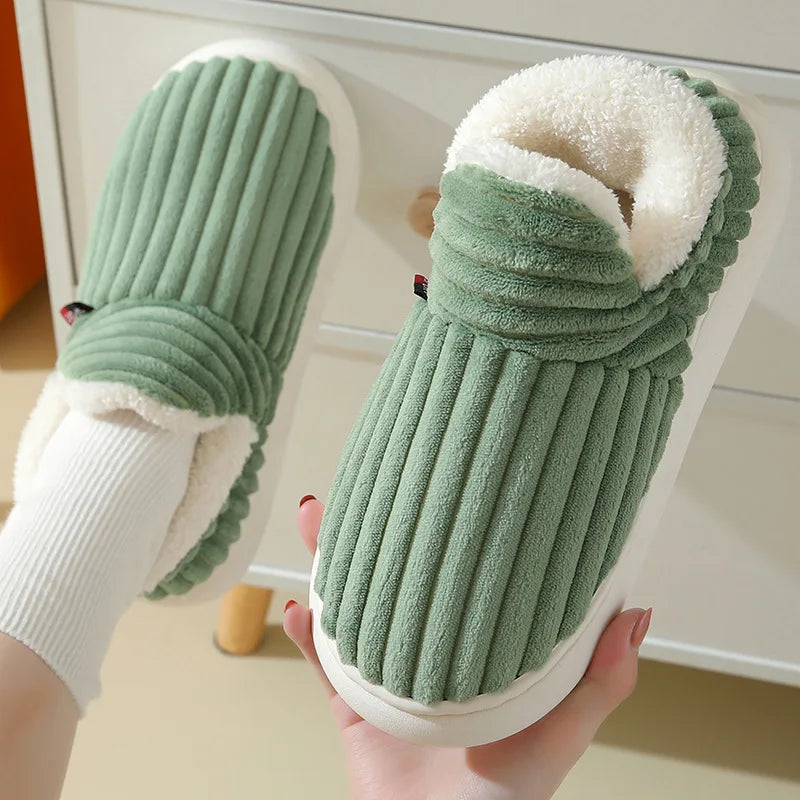 Glomexia Women Fur Plush Slippers ❄️ | Cozy Winter Slides