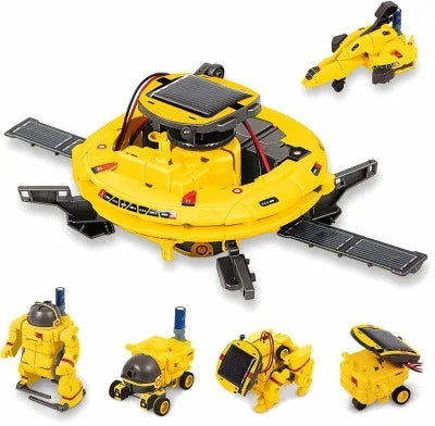 6-in-1 STEM Solar Robot Kit – Educational Science Building Toy