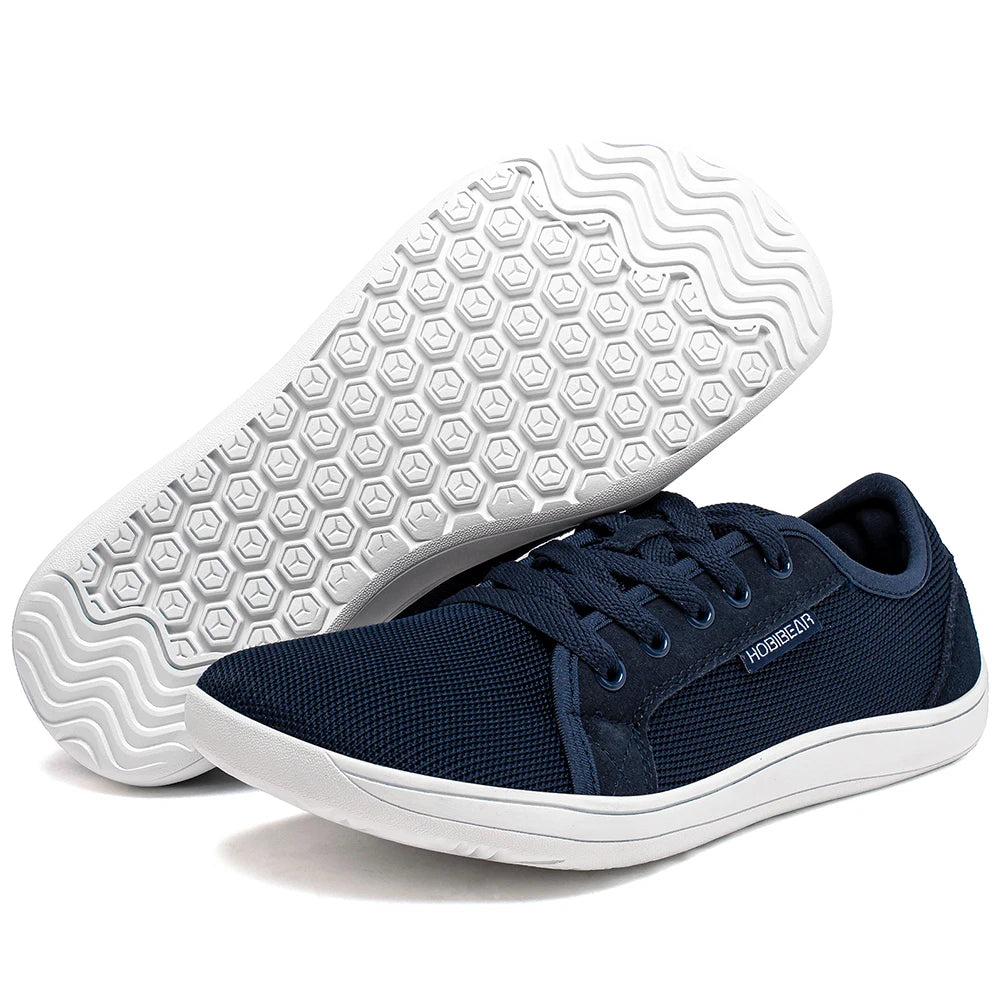Men Barefoot Walking Shoes 👟 | Wide Toe Breathable Sneakers