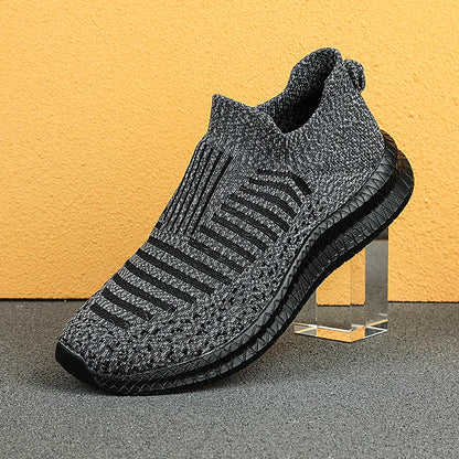 Men Breathable Slip-On Mesh Sneakers 👟