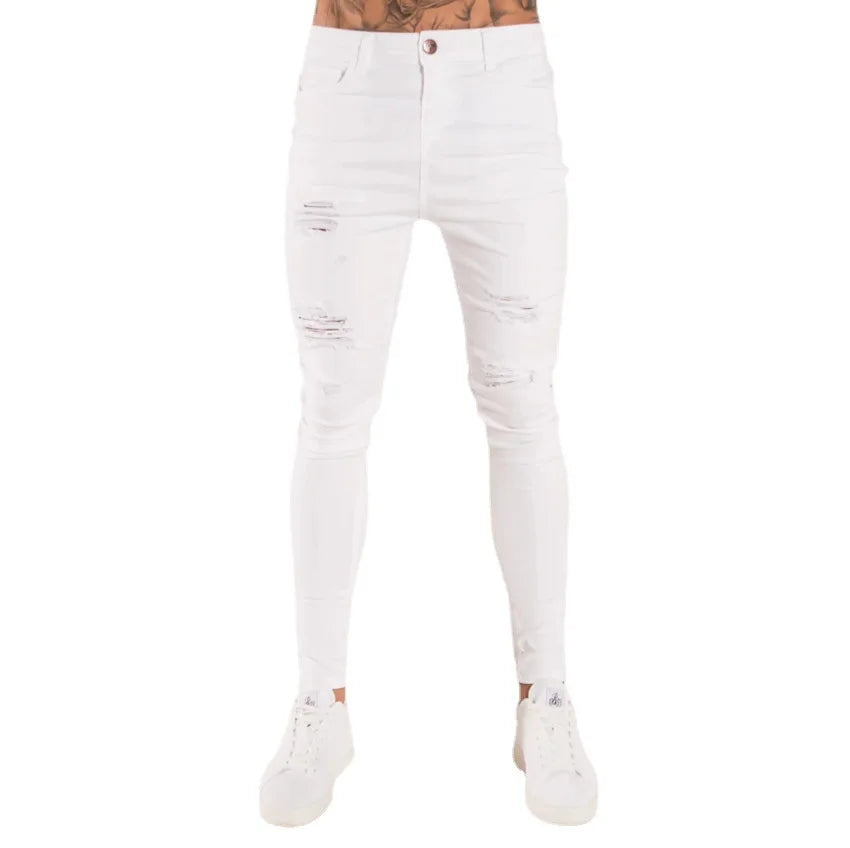 🌍 Glomexia– Men’s Casual Slim Fit Denim Jeans 👖🔥