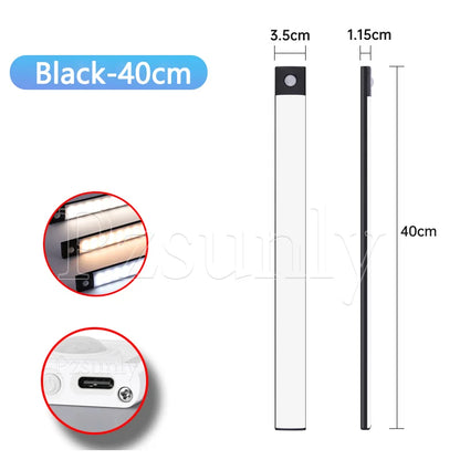 🌙💡 USB Motion Sensor Cabinet Light | Rechargeable ✨