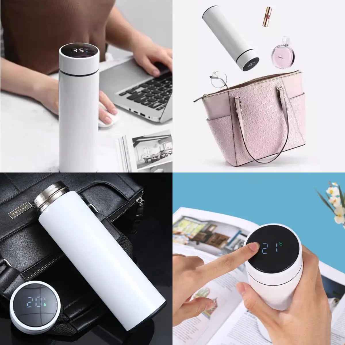 ☕ ✨ Glomexia Smart Temperature Thermos Bottle (500ML)