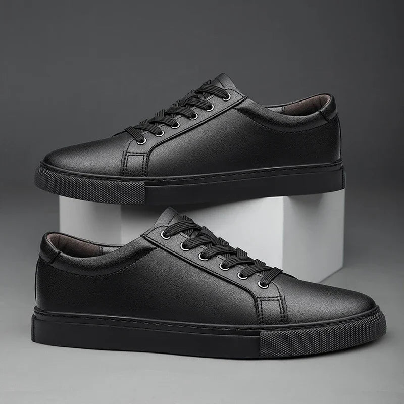 Glomexia Men Genuine Leather Shoes 👞 | Breathable Lace-Up