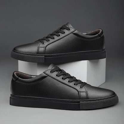 Glomexia Men Genuine Leather Shoes 👞 | Breathable Lace-Up