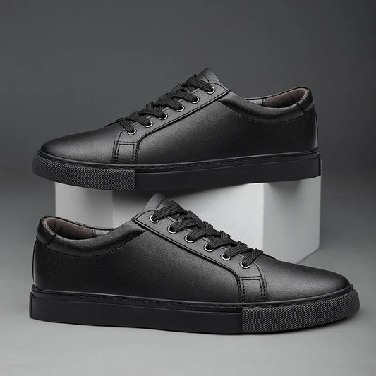 Glomexia Men Genuine Leather Shoes 👞 | Breathable Lace-Up