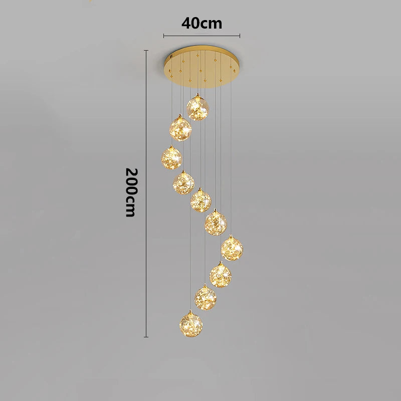 Nordic Pendant Hanging Chandelier Lamp