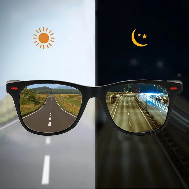🌙 Night Vision Polarized Sunglasses – Men’s Day & Night Driving
