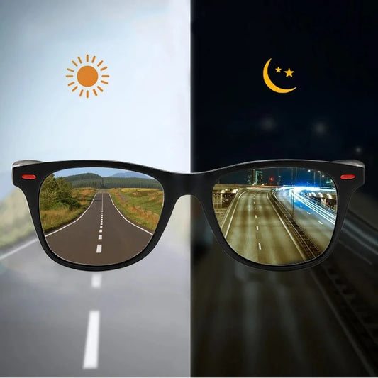 🌙 Night Vision Polarized Sunglasses – Men’s Day & Night Driving