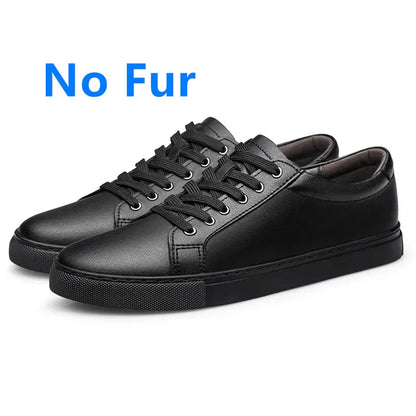 Glomexia Men Genuine Leather Shoes 👞 | Breathable Lace-Up