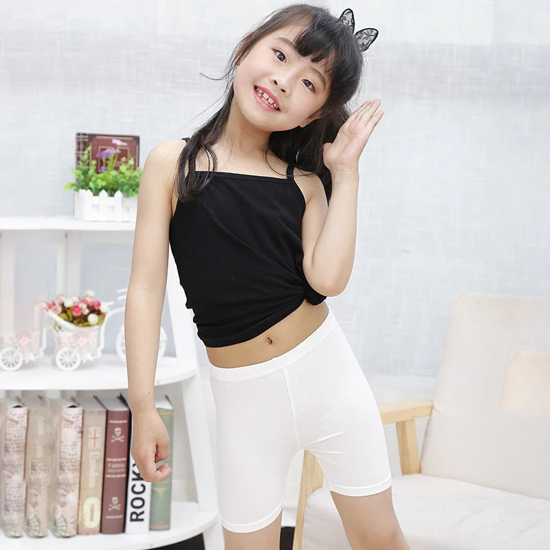 Premium Cotton Kids Leggings Shorts – Summer Safety Wear (2-13Y)