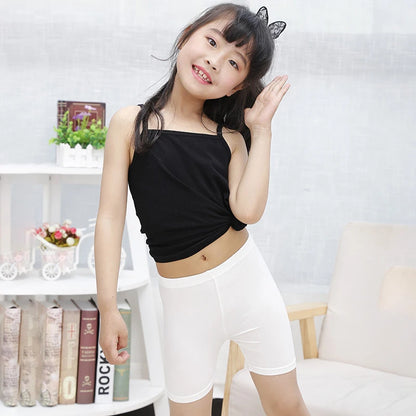Premium Cotton Kids Leggings Shorts – Summer Safety Wear (2-13Y)