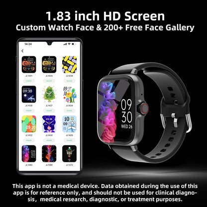 ⌚ Glomexia Smart Watch 1.83” HD Display 💧📞