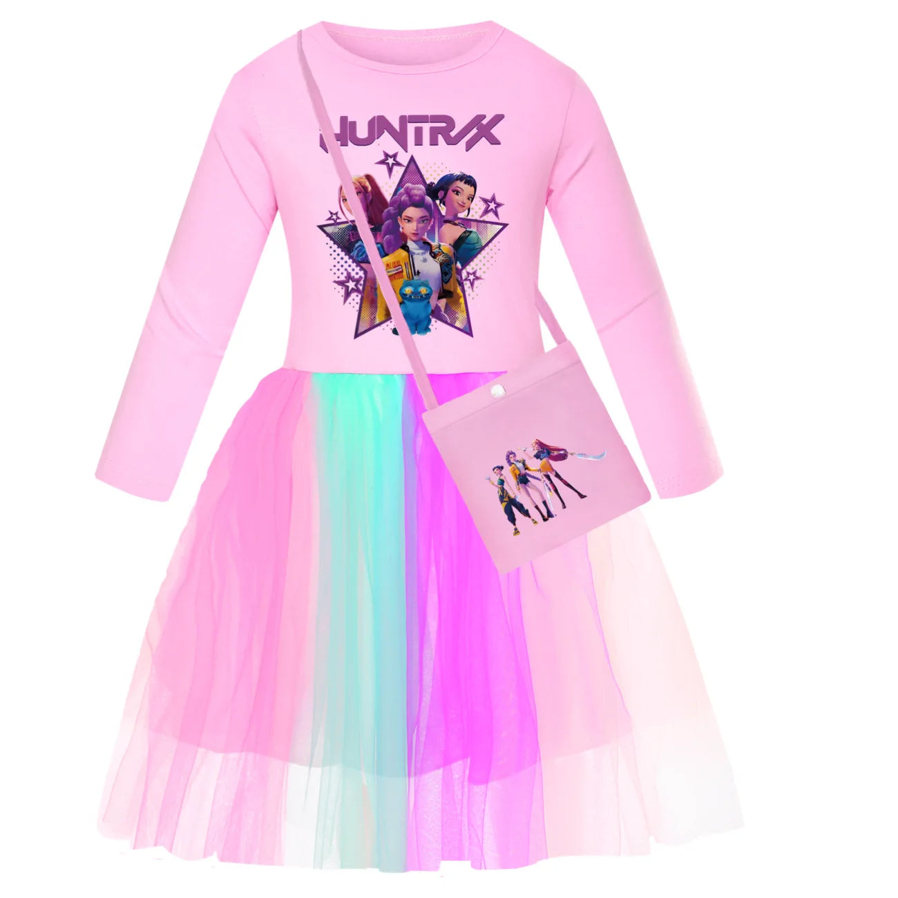 K-Pop Rainbow Party Dress 🌈
