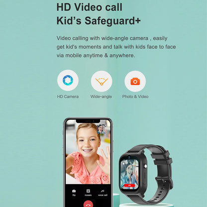 Kids 4G GPS Smartwatch – Video Call, SOS & Location Tracker
