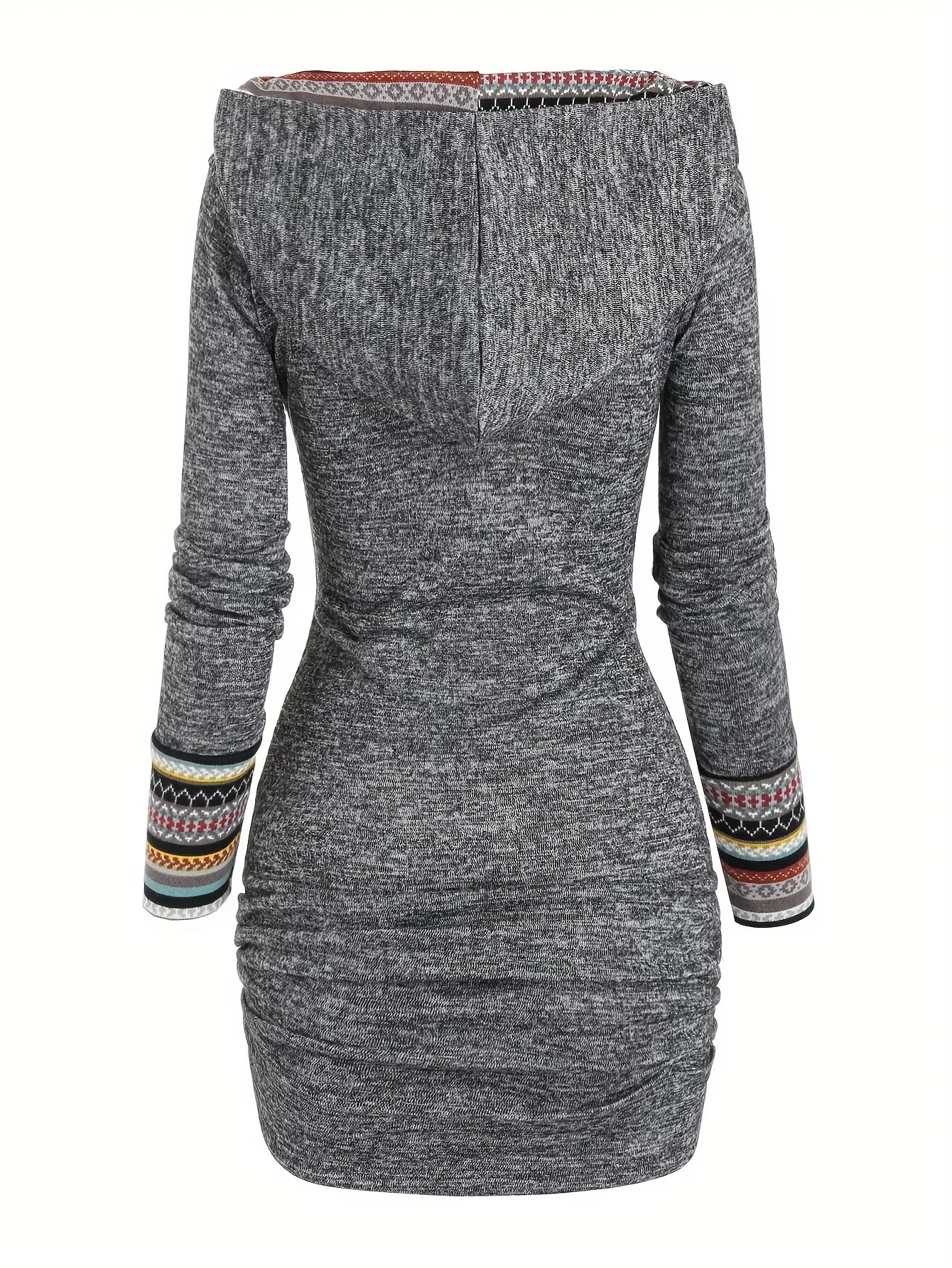 ✨ Hooded Bodycon Mini Dress