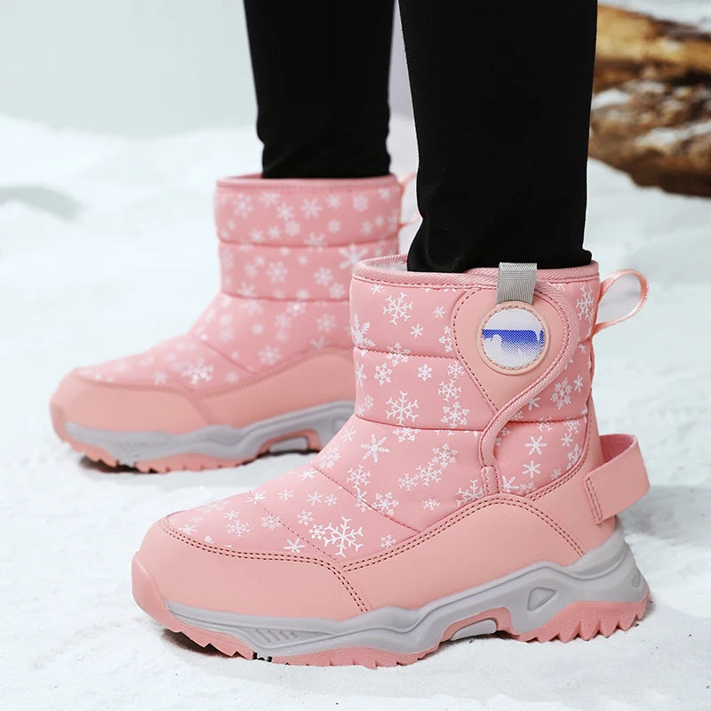 ❄️ Girls Knee-High Winter Snow Boots