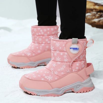 ❄️ Girls Knee-High Winter Snow Boots