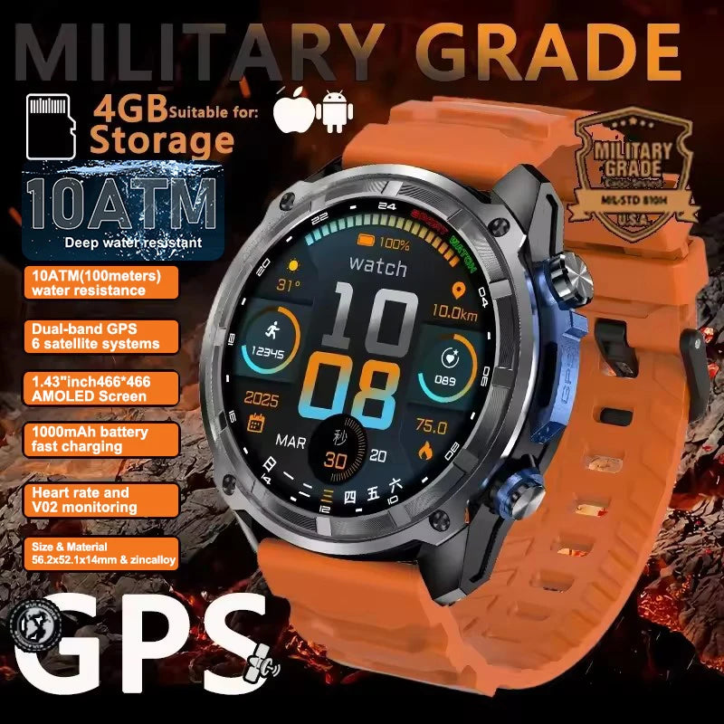 ⌚ TANK DTG1 GPS Smart Watch 🛰️