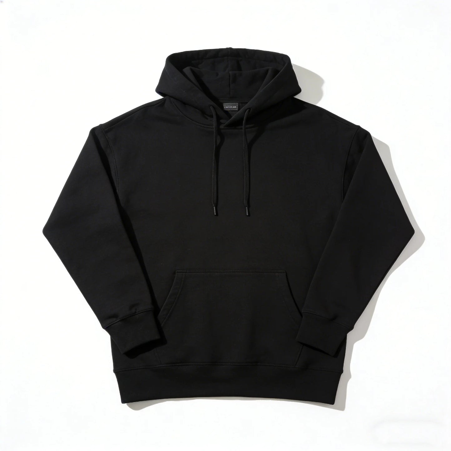 🔥 Men’s Geometric Print Hoodie – Cotton Blend Preppy Sweatshirt