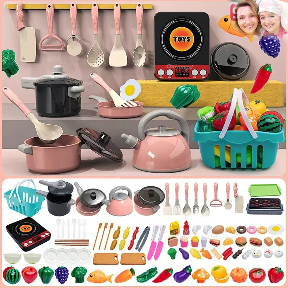 🧸 Glomexia Kids Kitchen Play Set (59–92 PCS)