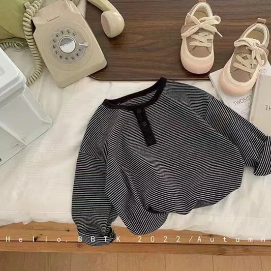 Kids Striped Long Sleeve Tee 👦👧✨