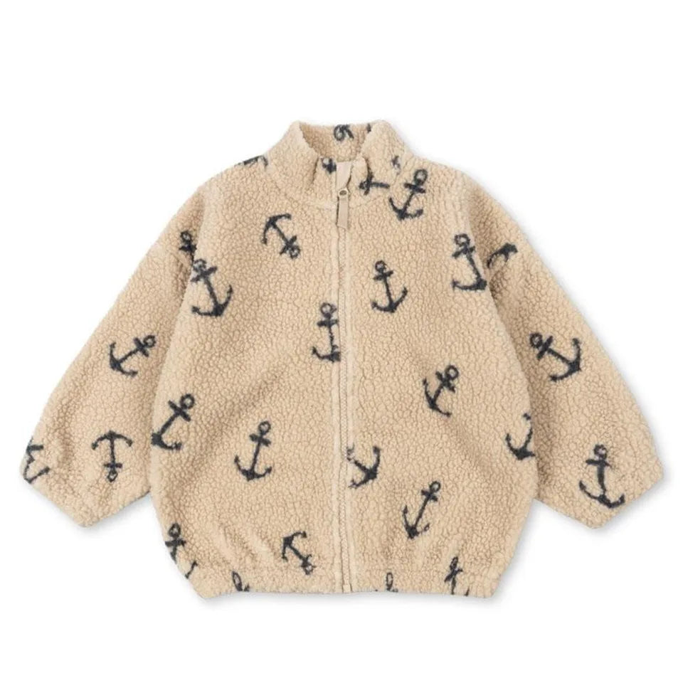 Premium Lambswool Kids Winter Jacket | Warm Cherry Coat | GLOMEXIA