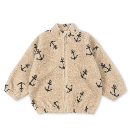 Premium Lambswool Kids Winter Jacket | Warm Cherry Coat | GLOMEXIA