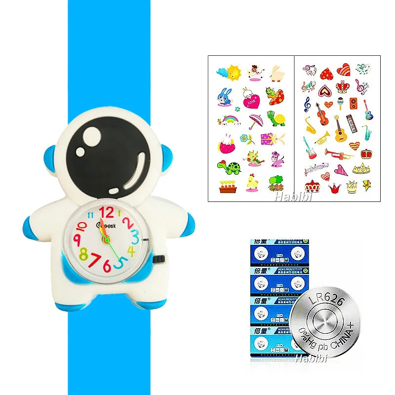 🌍 Glomexia – Kids Silicone Quartz Watch ⌚🧒