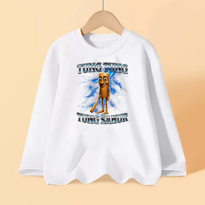 👕🎨 Kids Printed Full Sleeve Tee | Casual Comfort 😄