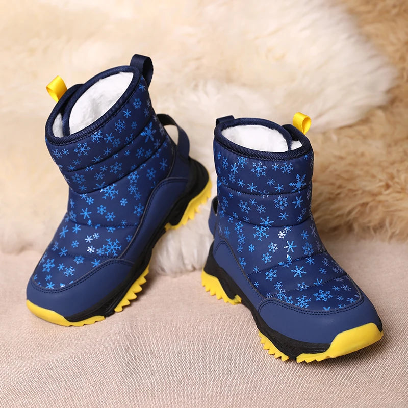 Kids Mid-Calf Winter Boots ❄️👢 | Plush Anti-Slip Platform