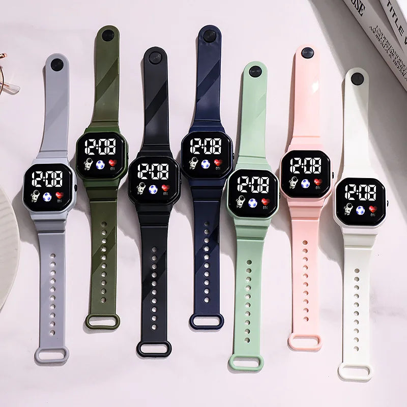 ⌚ Kids LED Sports Digital Watch | Waterproof Square Dial Watch for Boys & Girls 🚀