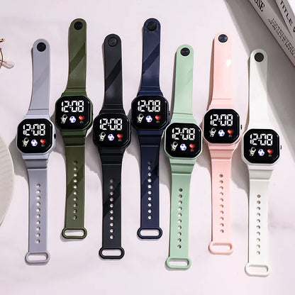 ⌚ Kids LED Sports Digital Watch | Waterproof Square Dial Watch for Boys & Girls 🚀