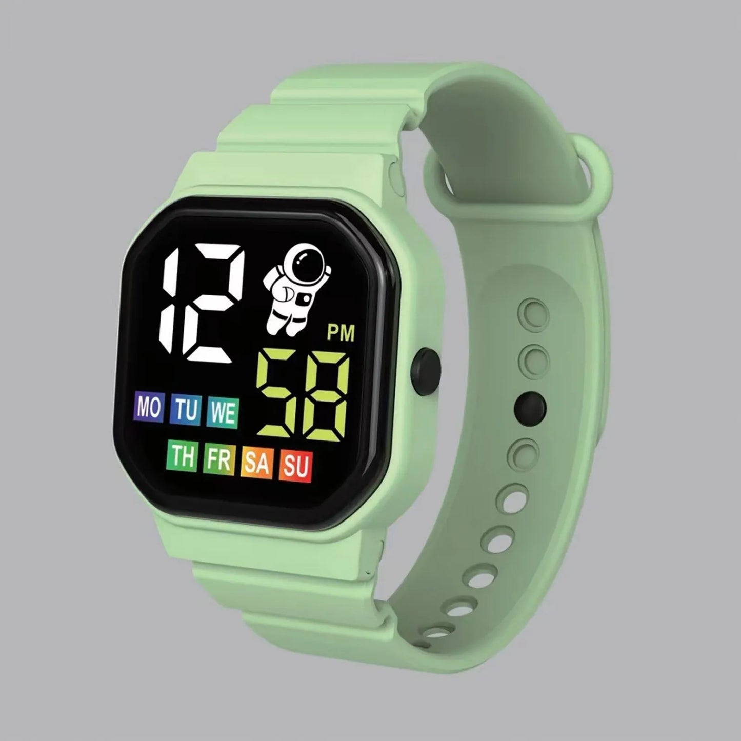 ⌚ Kids LED Smart Digital Watch – Waterproof Sports Style 💧✨