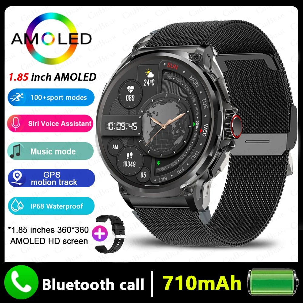 ⌚ HD Bluetooth Smart Watch 1.85" 📱