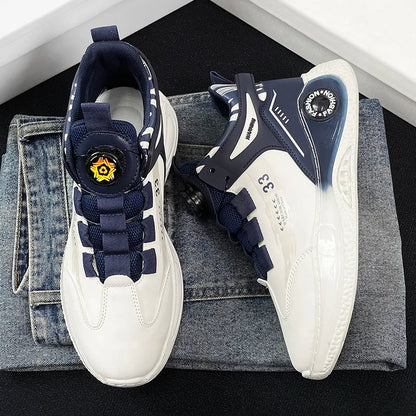 Men’s Rotating Buckle Non-Slip Sneakers
