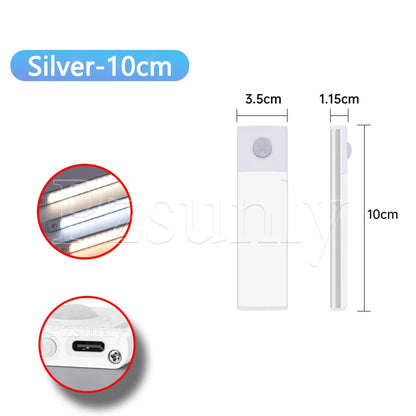 🌙💡 USB Motion Sensor Cabinet Light | Rechargeable ✨