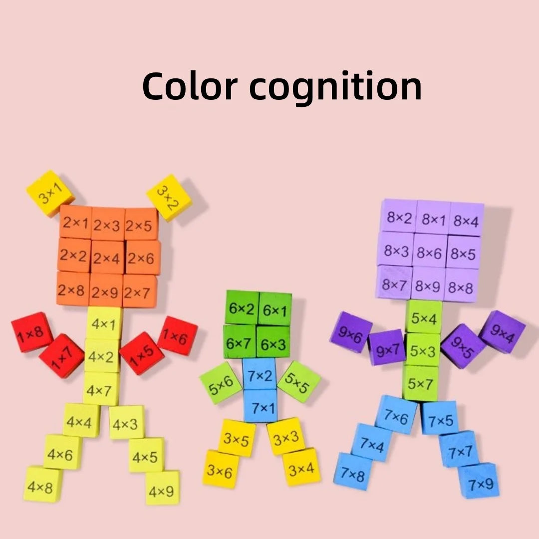Wooden 9x9 Multiplication Board Montessori Toy